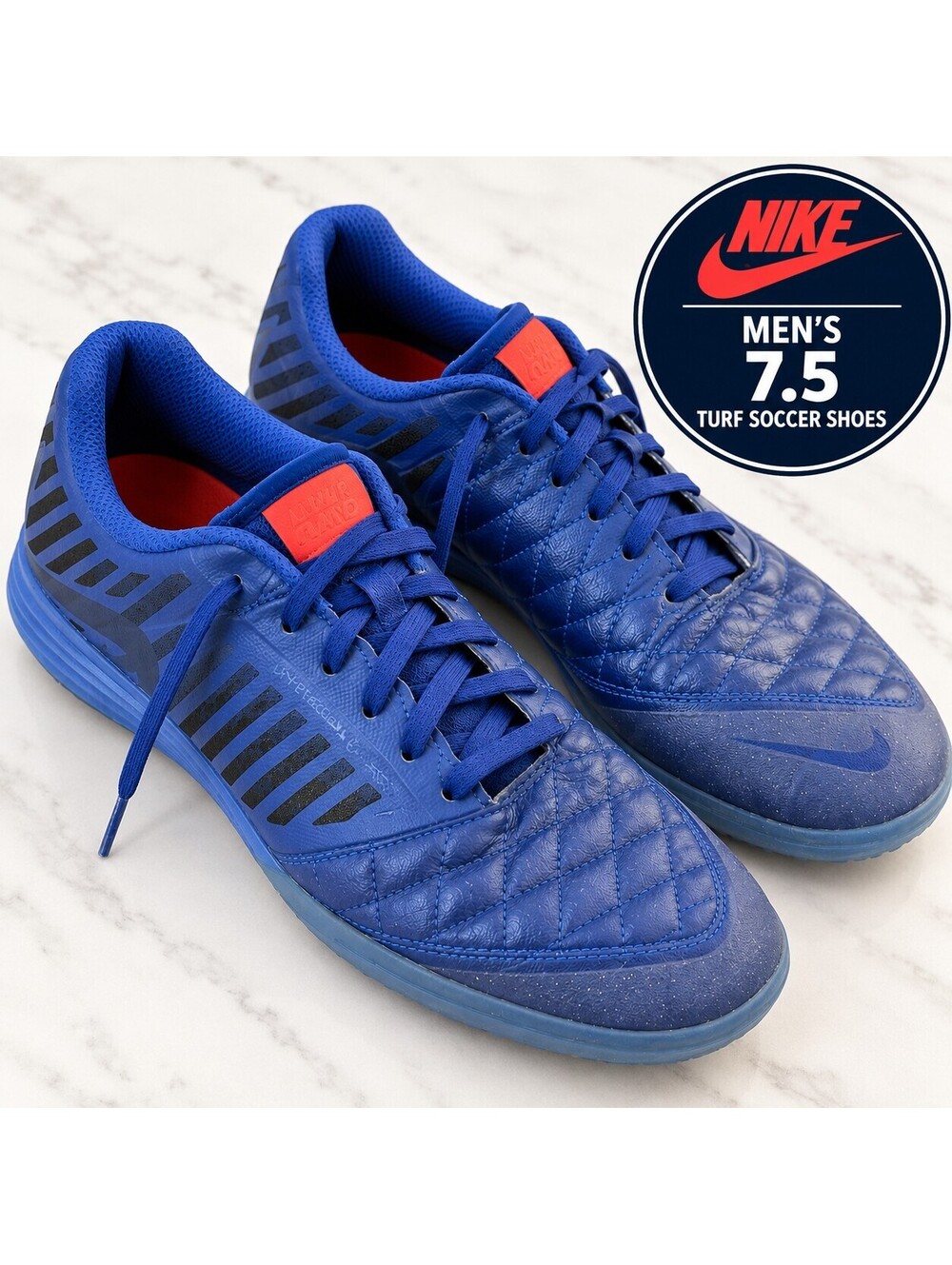Nike | Men's 7 1/2 | Lunar Gato II Men’s Indoor/Turf Soccer Shoes